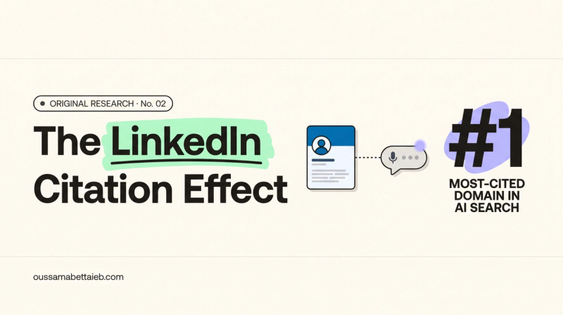 The LinkedIn Citation Effect: I Analyzed 1,828 LLM Conversations to Get the Answer
