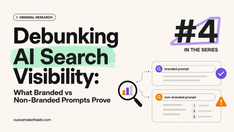 Debunking AI Search Visibility: What Branded vs Non-Branded Prompts Prove