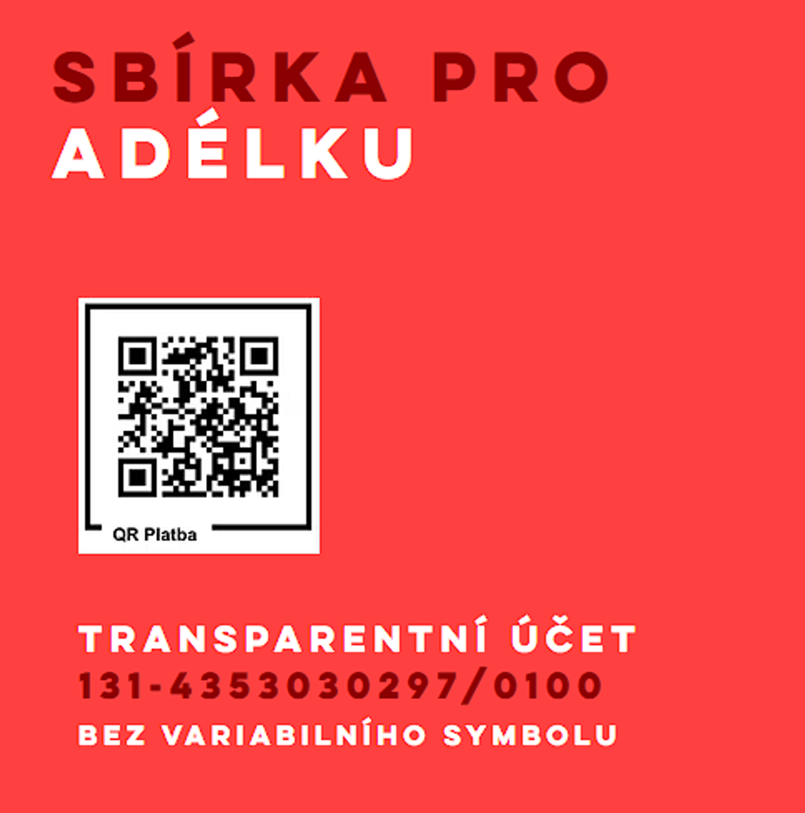 Sbírka pro Adélku