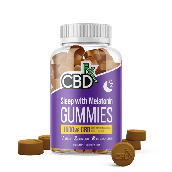 CBDfx Full Spectrum CBD + Delta 9 THC Gummies (Berry Buzz)