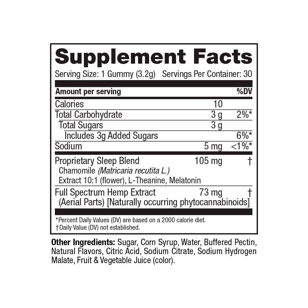 cbdMD Full Spectrum CBD Sleep Gummies (Raspberry)3