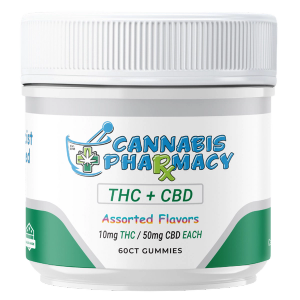 Cannabis Pharmacy THC Blend CBD Gummies (Black Razz)