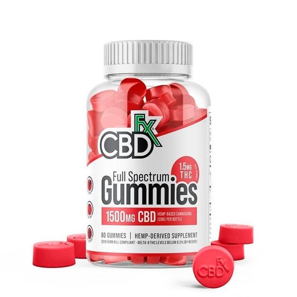 CBDfx Full Spectrum CBD + Delta 9 THC Gummies (Berry Buzz)