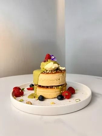 Pistachio Pancakes