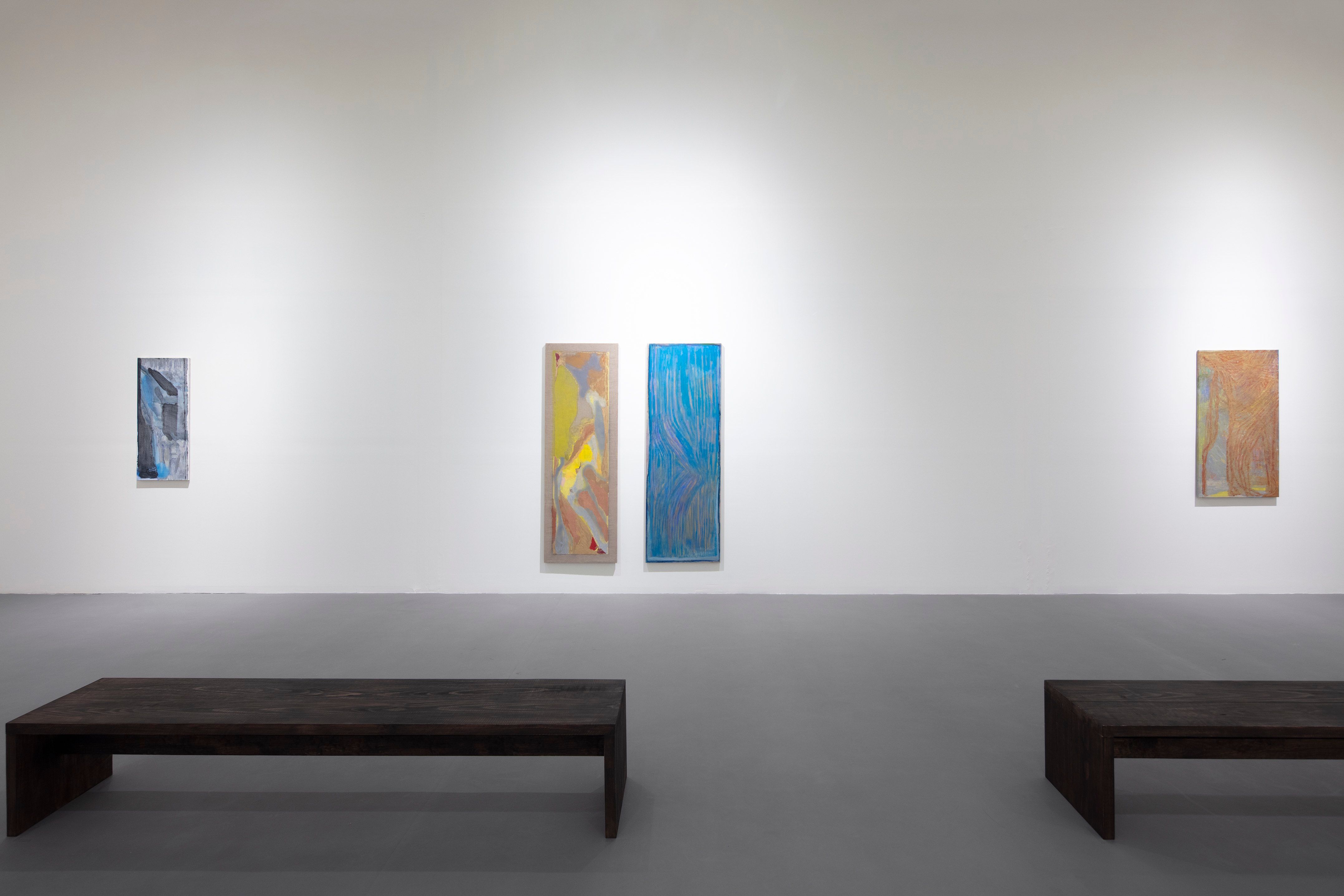 Varda Caivano, "Luz de luna", 2024. Vista de exposición en Labor.