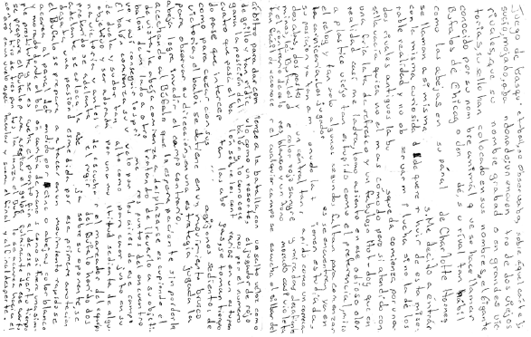 Intercambio 63 | 2006 | Pluma sobre papel | 28 x 43 cm 
