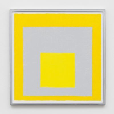 Homage to the Square, 1963, After Josef Albers | Aceite sobre cartón duro | 40,64 x 40,64 cm | 2014