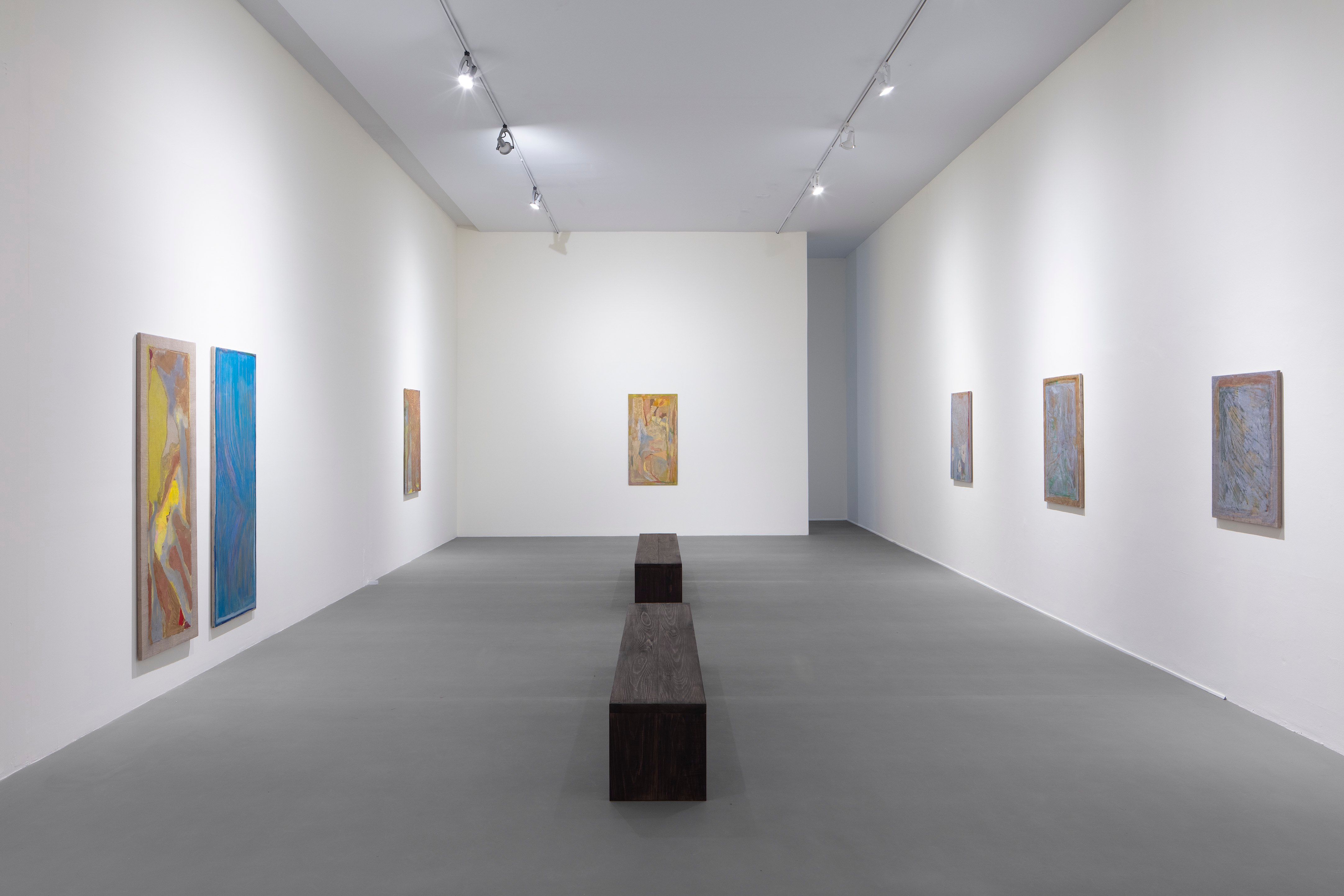 Varda Caivano, "Luz de luna", 2024. Vista de exposición en Labor.