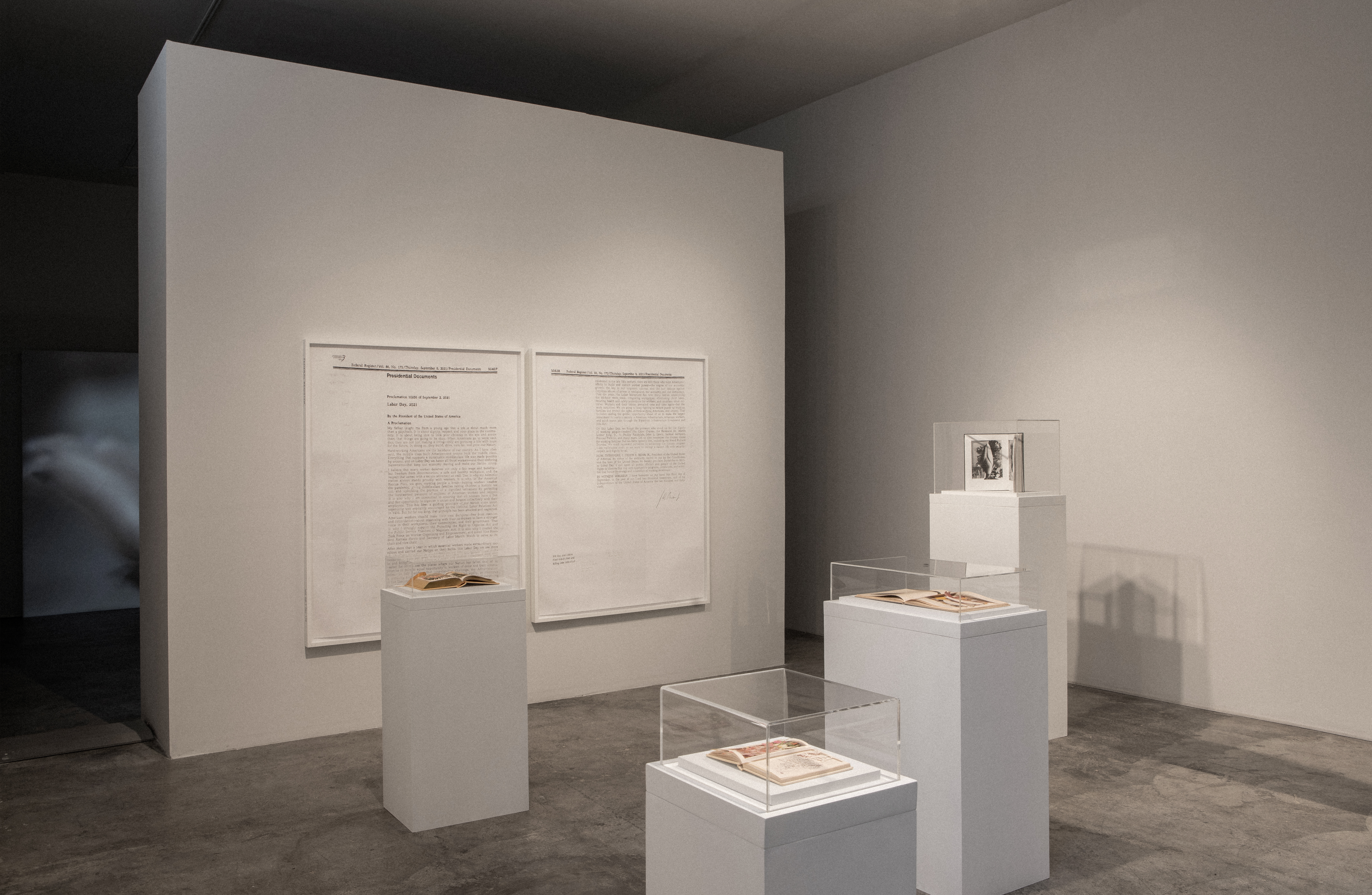 "Labor Days" , 2022. Vista de exposición.