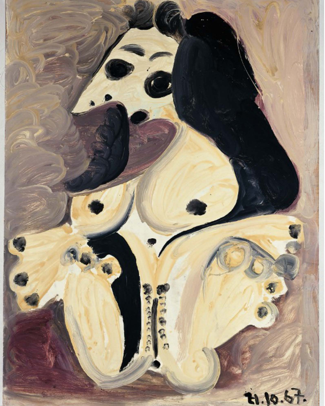 "Retrato de Jill Magid" por Pablo Picasso