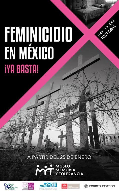 Teresa Margolles is part of the exhibition Feminicides in Mexico ¡Ya basta!