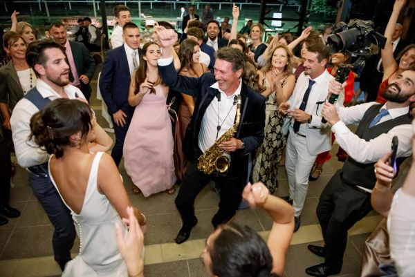 Wedding Having a Ball
