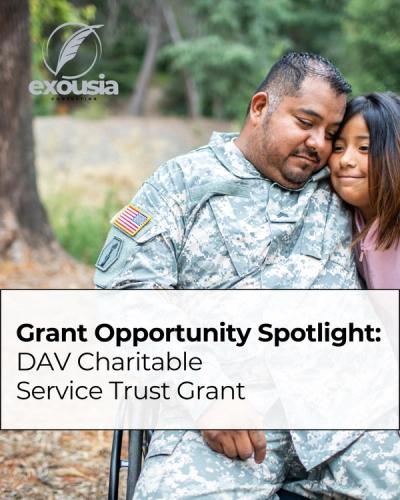 Grant Opportunity Spotlight: DAV Charitable Service Trust Grant