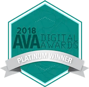 2018 AVA Digital Awards Platinum Winner