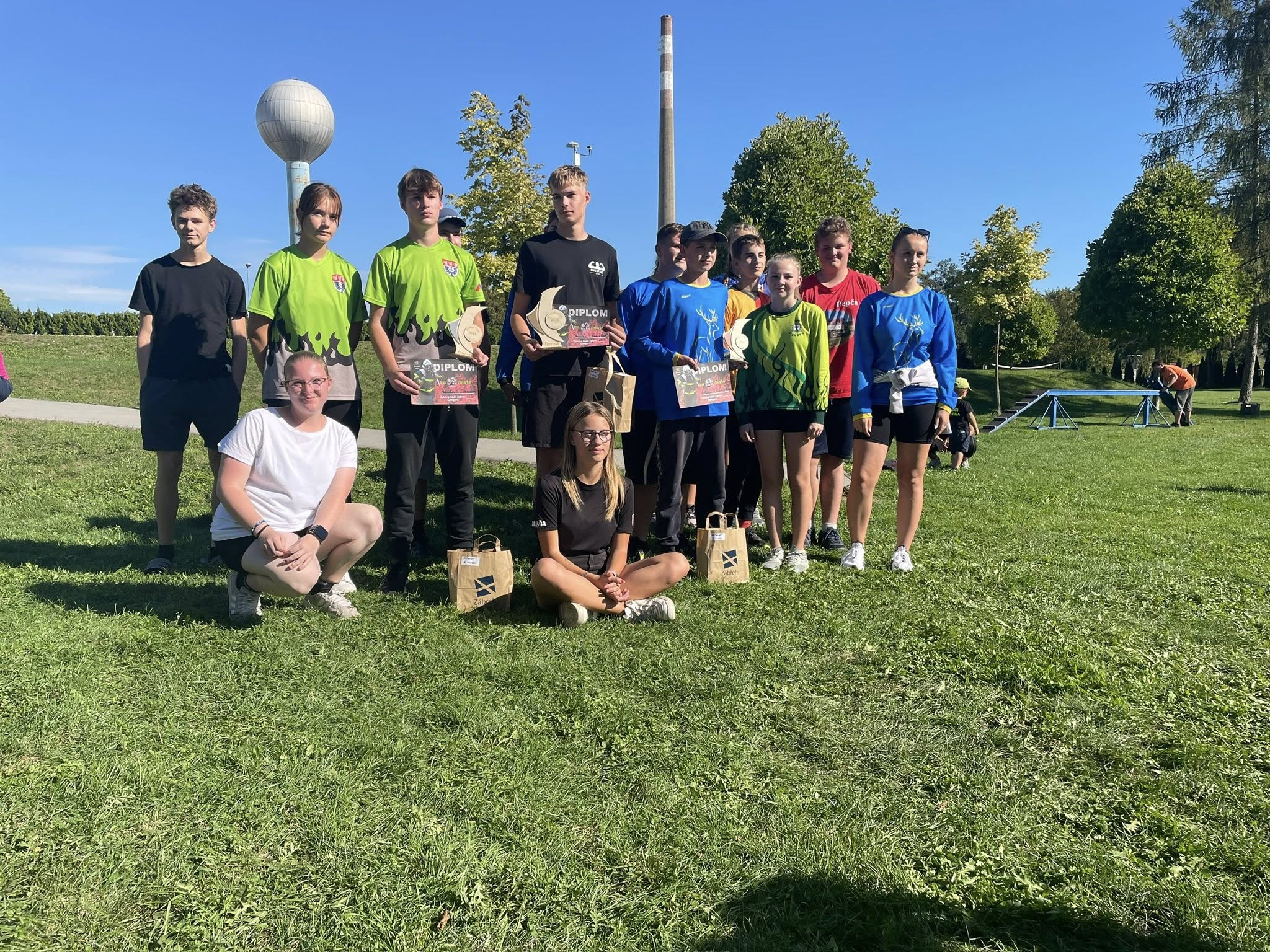 Dnes se naše holky představily na soutěži Železný Hasič Zábřeh