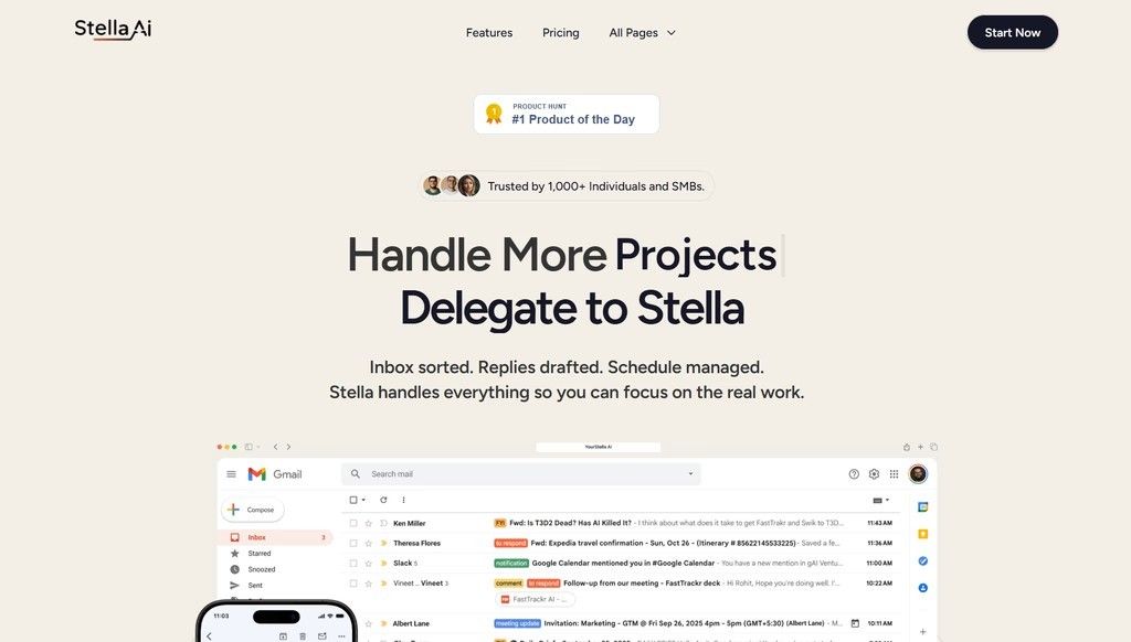Stella AI: From an AI Executive Assistant to the Productivity Layer for Modern Work