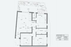 דירת 3 חדרי שינה מס׳ 109 ב-ITHAKA Homes, פילה, לרנקה — תוכנית דירה