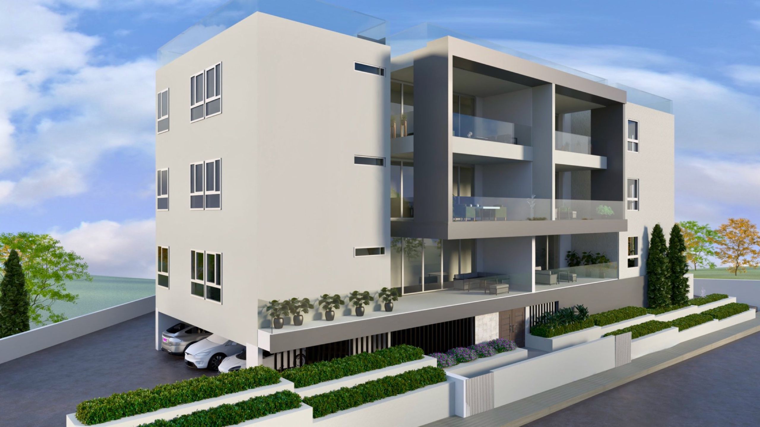 AIKA — corner view of the building