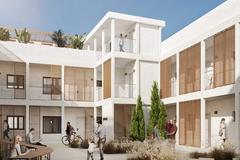 ITHAKA Homes — חצר הפטיו הפנימית