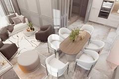 ITHAKA Homes — פינת אוכל, הדמיית עיצוב