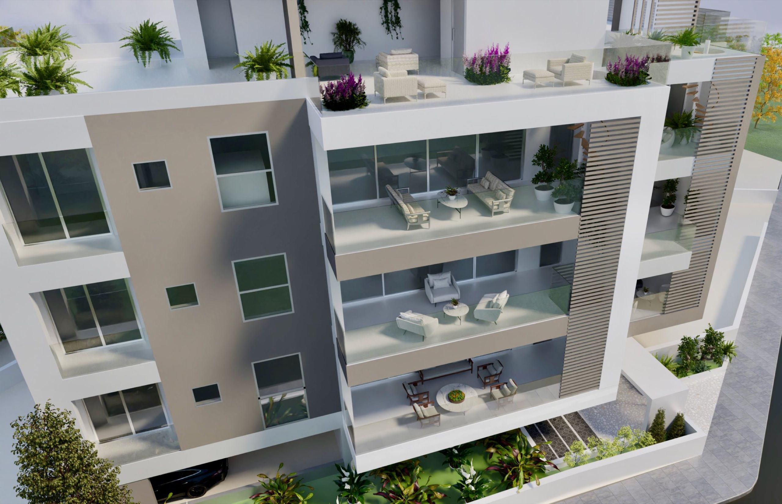 AKIO — verandas and the roof garden