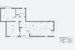 Квартира №112 с 2 спальнями в ITHAKA Homes, Пила, Ларнака — план этажа