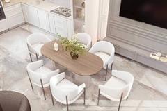 ITHAKA Homes — מטבח ופינת אוכל, הדמיית עיצוב