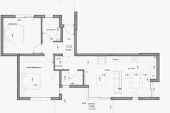Квартира №212 с 2 спальнями в ITHAKA Homes, Пила, Ларнака — план этажа