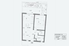 Квартира №106 с 1 спальней в ITHAKA Homes, Пила, Ларнака — план этажа