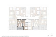 1-bedroom apartment No. B206 in ARYA, Germasogeia, Limassol — floor plan