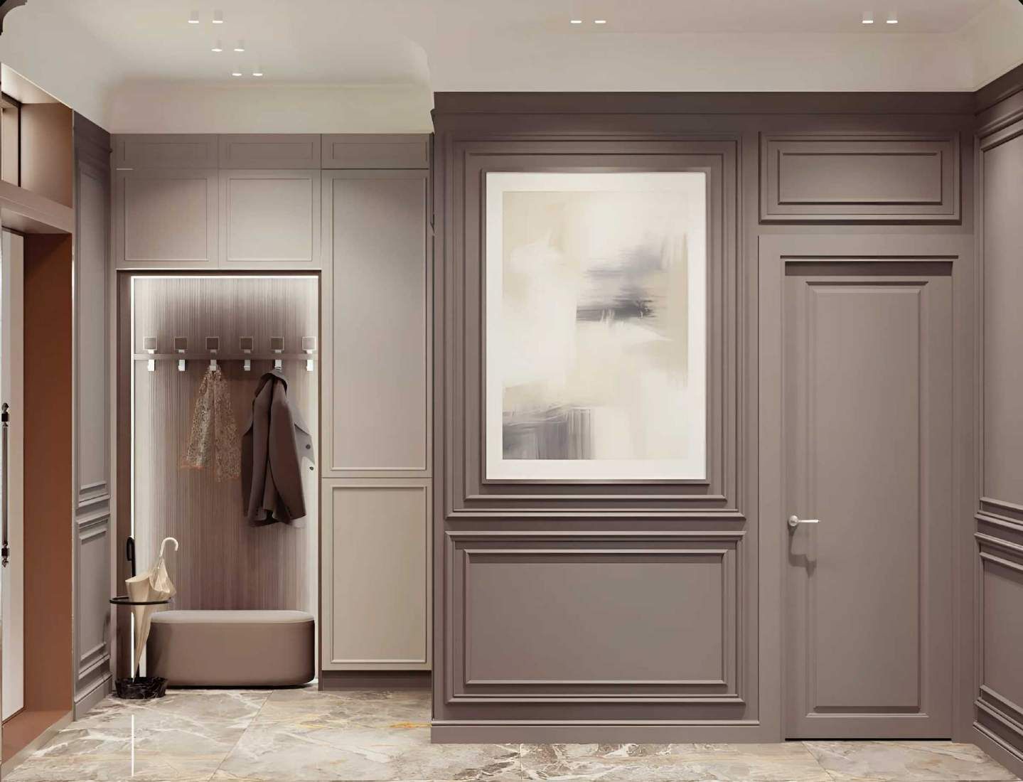 ITHAKA Homes — מבואת כניסה, הדמיית עיצוב