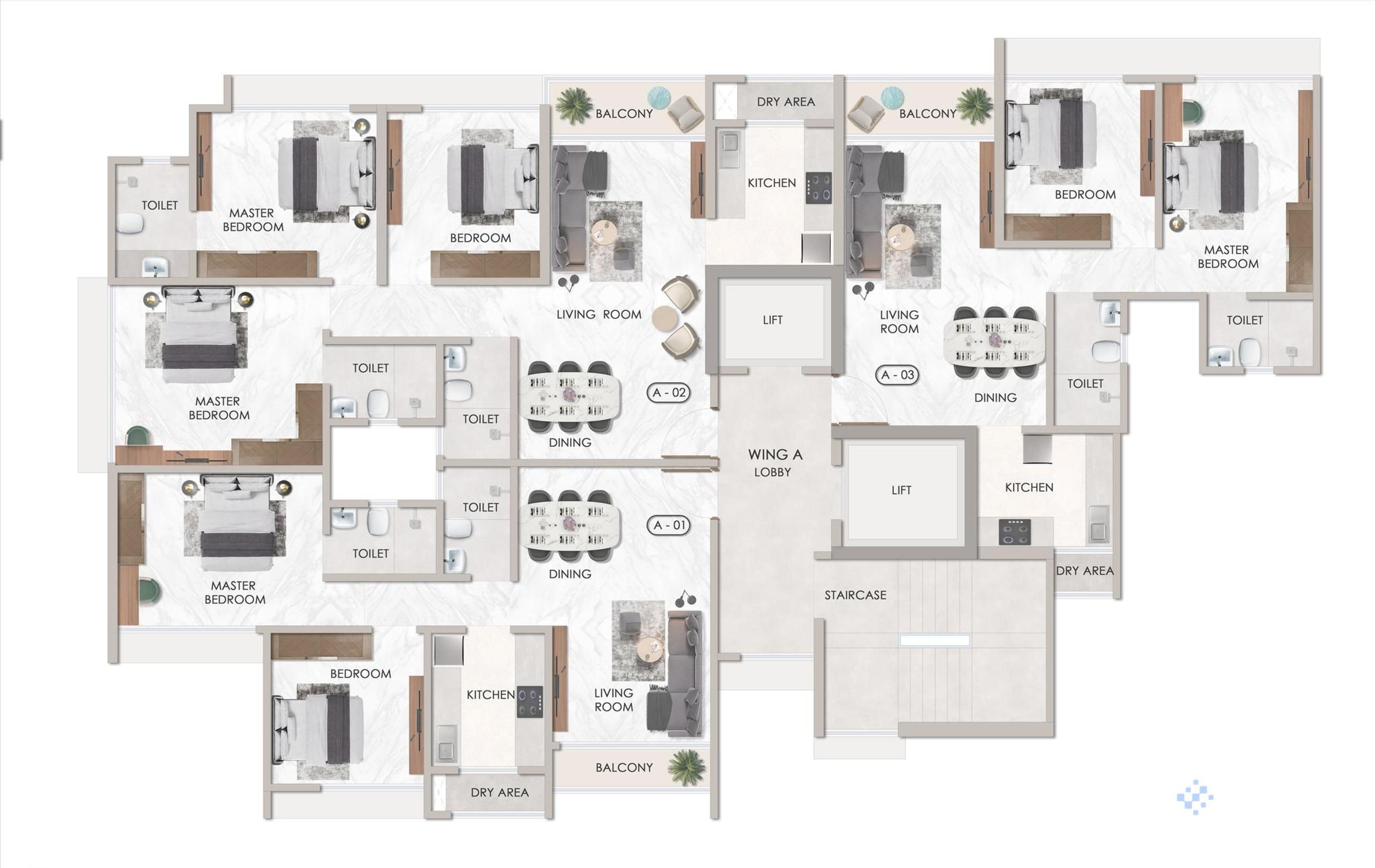 Residential Floor Plan 03