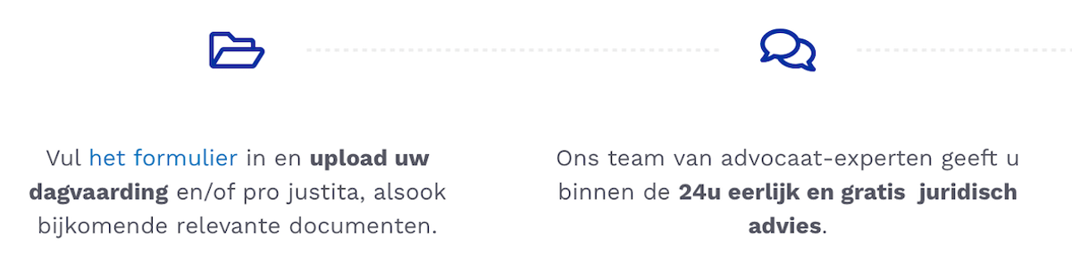 gedagvaard hulp voorkomen rechtbank zitting
