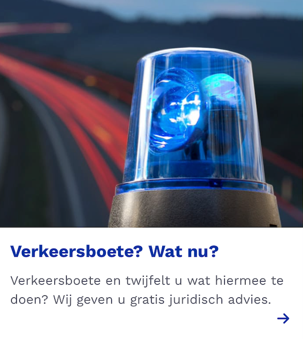 advies verkeersboete verkeersovertreding advocaat juridisch advies boete