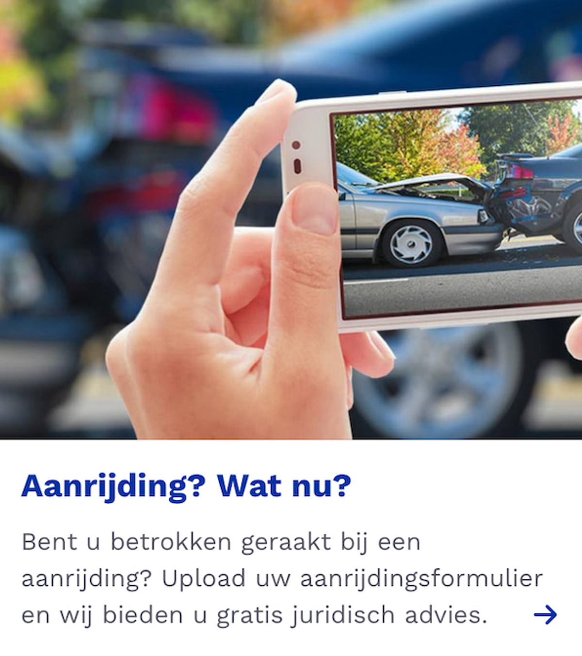 aanrijdingsformulier in fout in recht 50/50 verdeling aansprakelijkheid