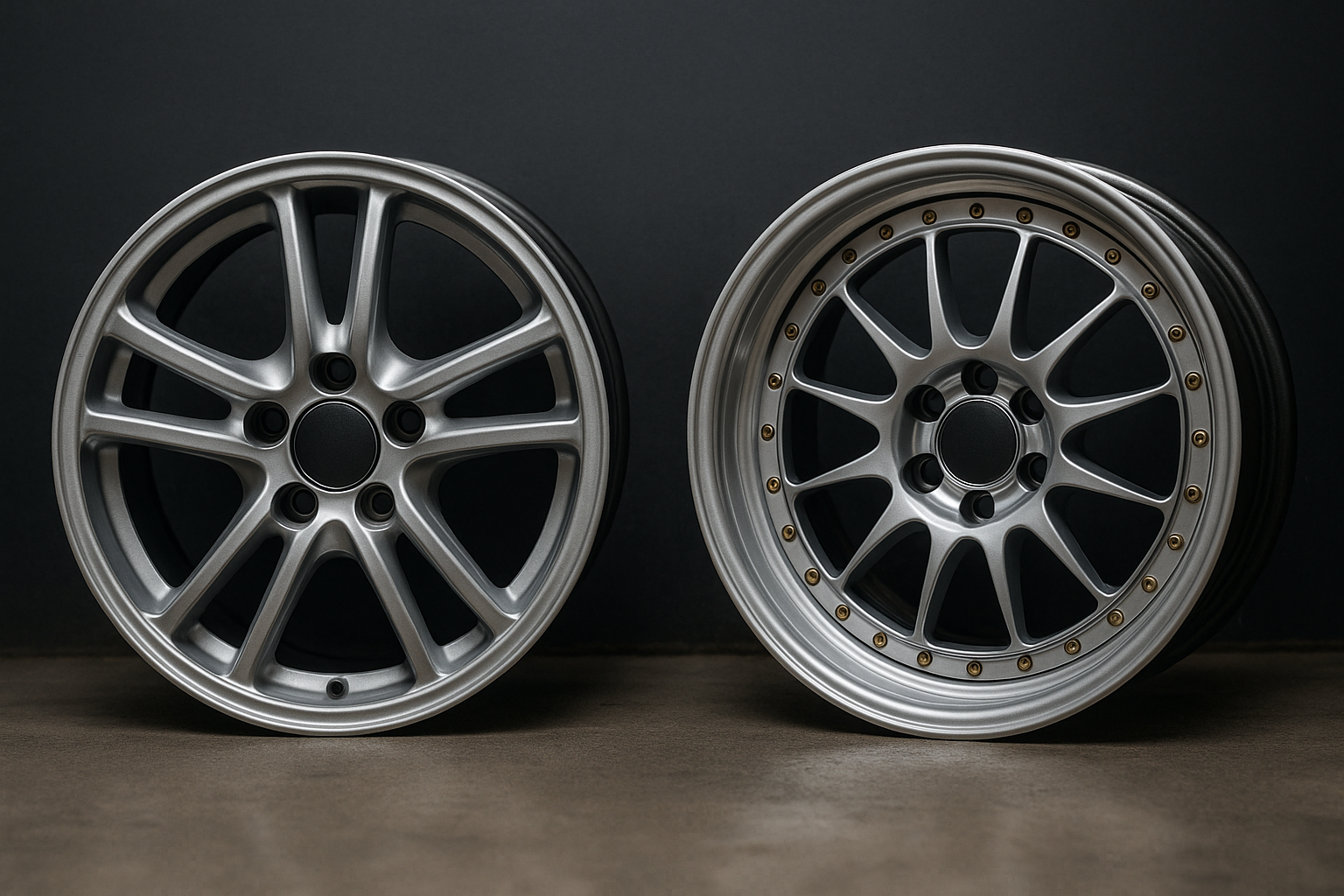 Felgi skręcane i zwykłe