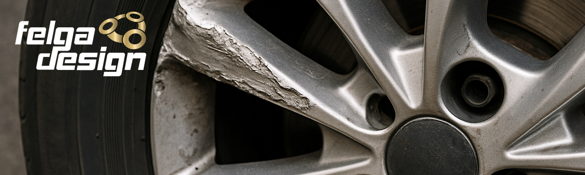 Uszkodzony rant felgi