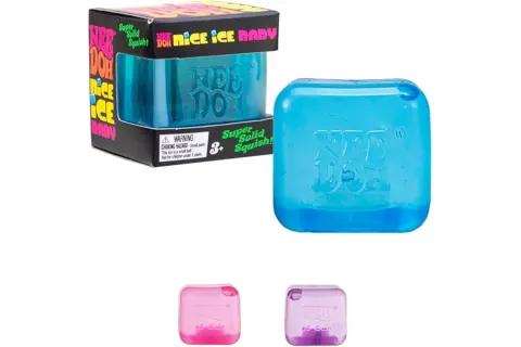 NeeDoh Nice Ice Baby translucent cube sensory toy
