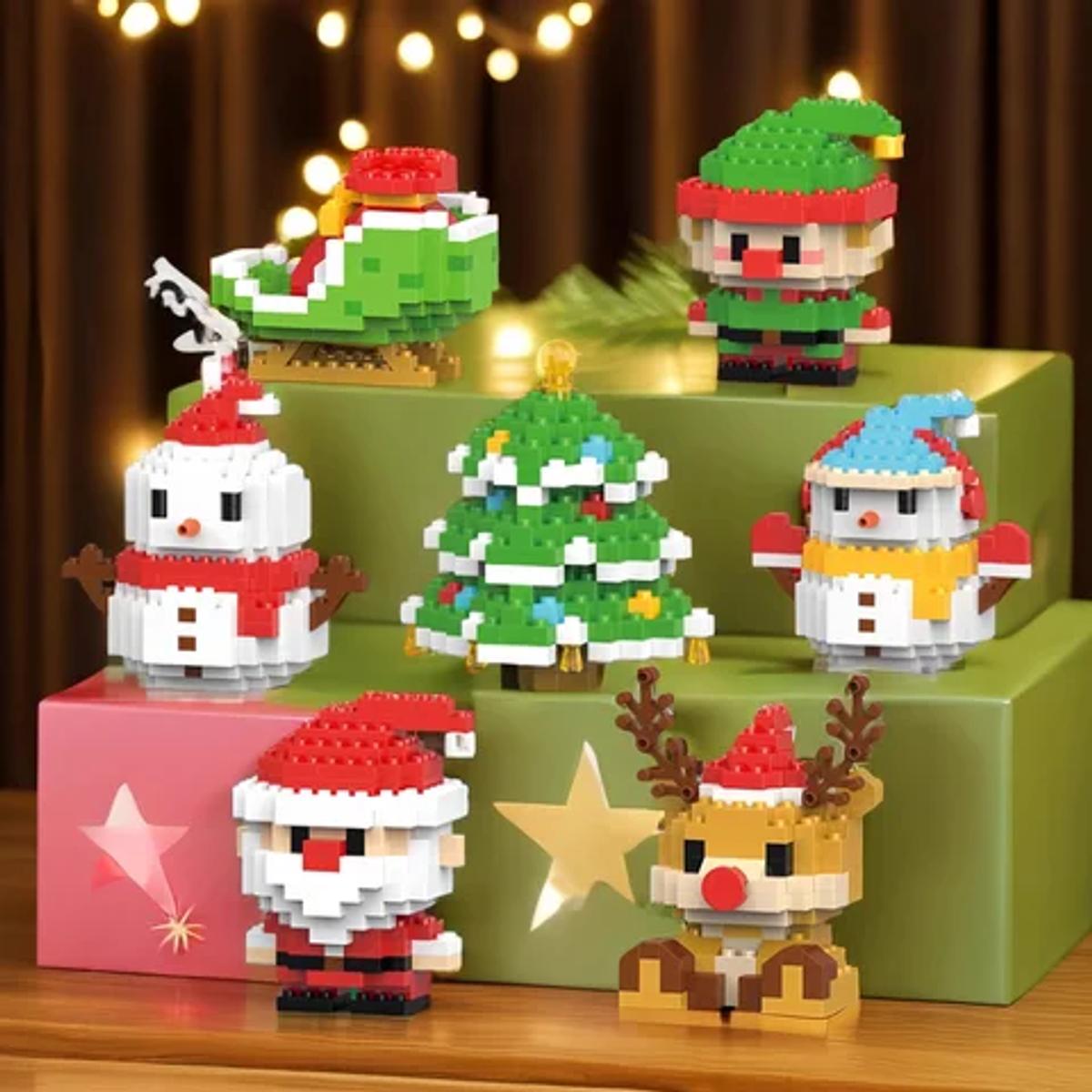 Mini Christmas building block figures