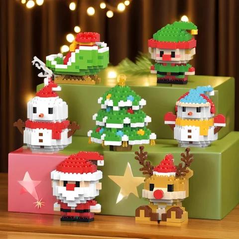 Mini Christmas building block figures