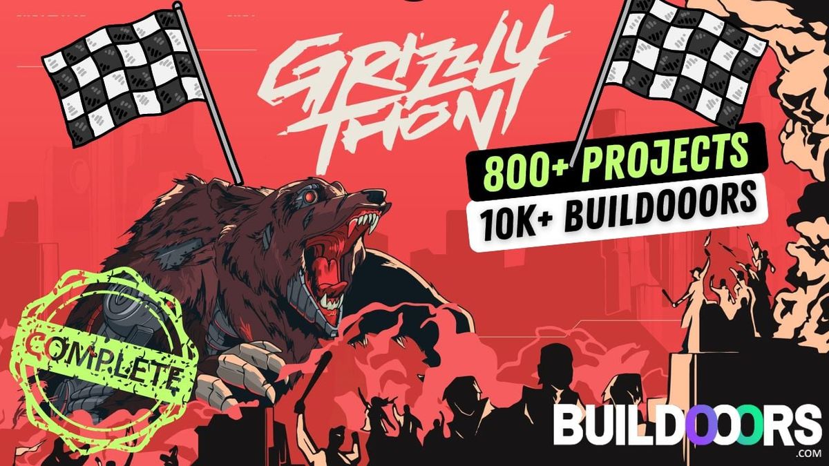 Grizzlython Finished with 800 Projects Submitted