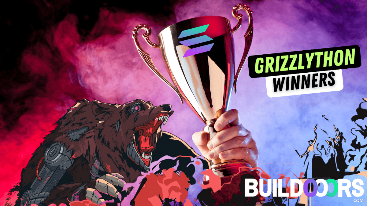 Solana Grizzlython Winners Announced !