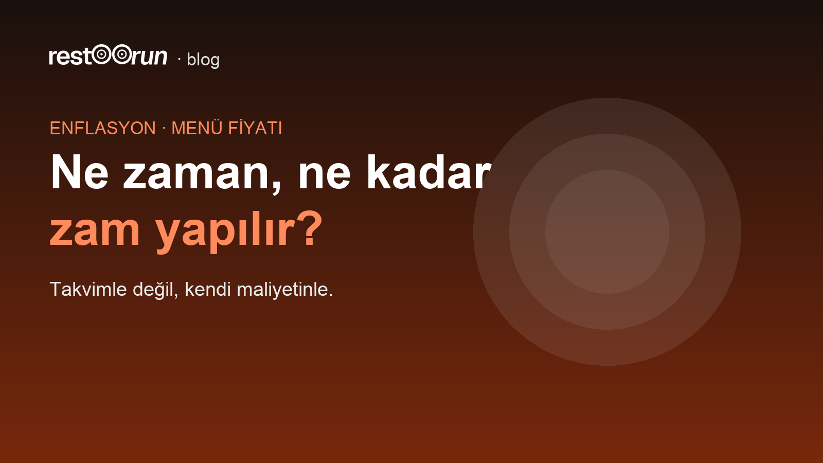 Kapak: Enflasyonda menü fiyatı — ne zaman, ne kadar zam?