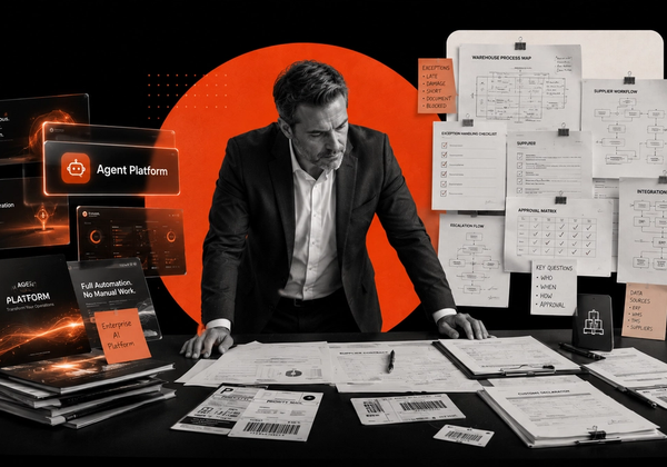Featured image for Why Supply Chain Teams Should Be Skeptical of Agent Platforms: The Case for Workflow-First AI Buying showing the main business workflow and AI use case.