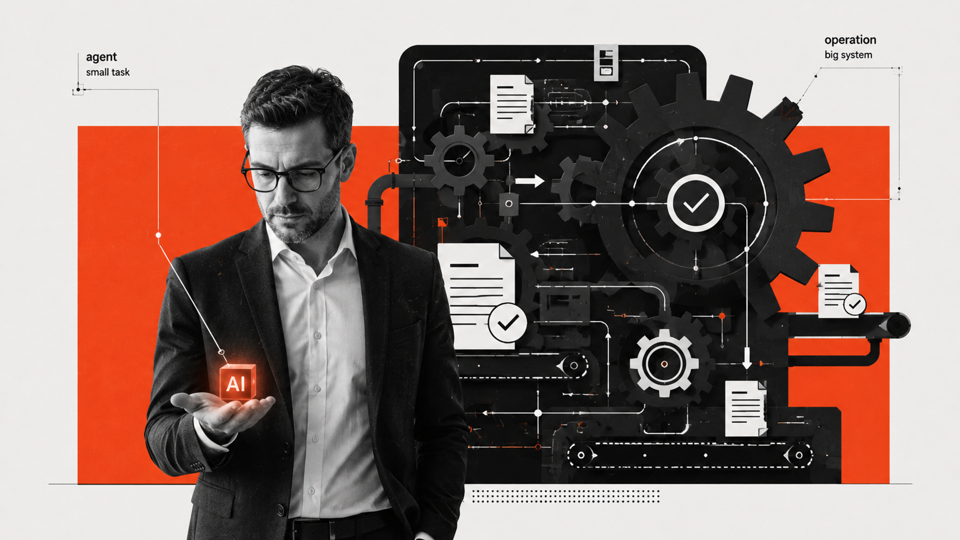 Featured image for The Biggest AI Rollout Mistake Is Treating Agents Like Tasks Instead of Operations showing the main business workflow and AI use case.