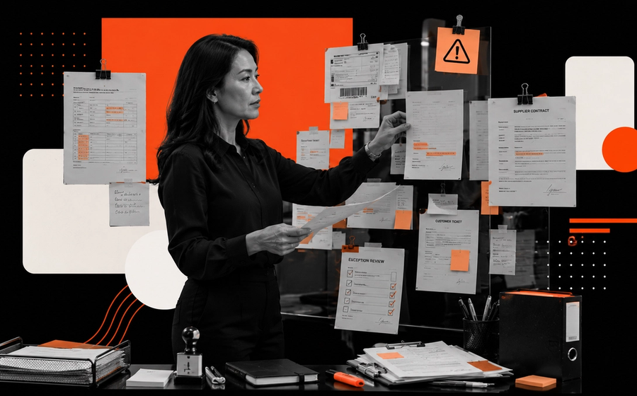 Featured image for What This Week\u2019s AI Rollouts Proved: The Fastest Teams Start by Redesigning Exceptions showing the main business workflow and AI use case