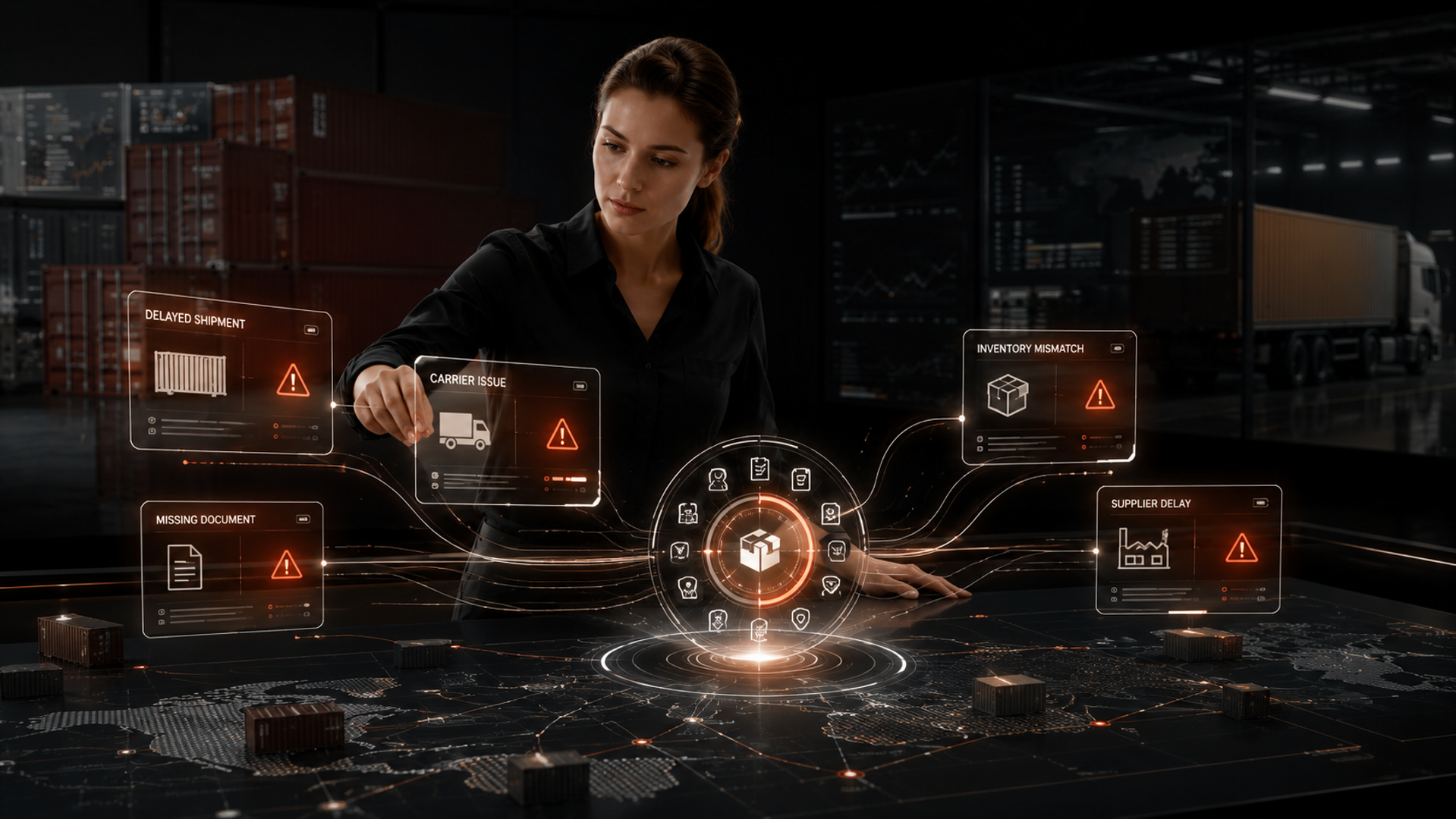 Featured image for AI Strategy Consulting: The Exception-Handling Model That Creates Logistics ROI First showing the main business workflow and AI use case.