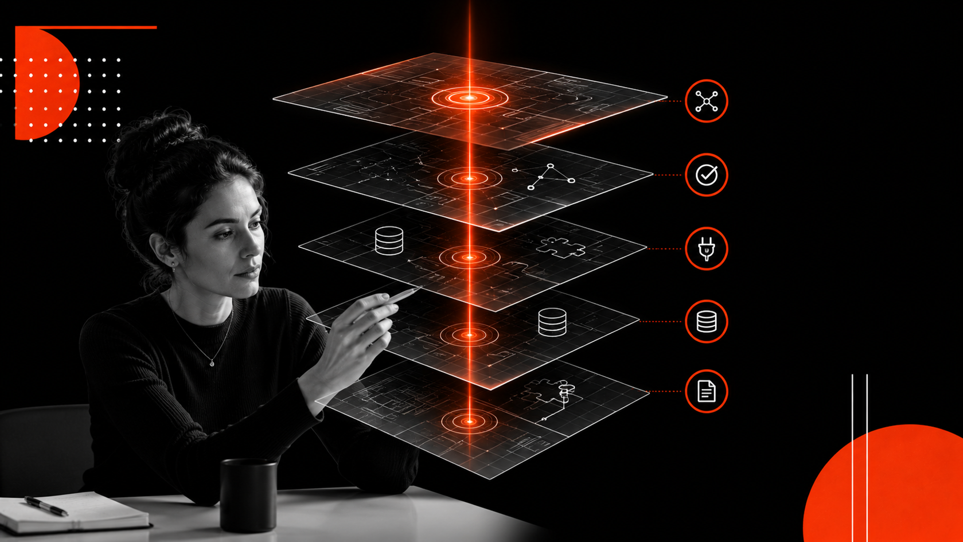 Featured image for Workflow-First AI Development: The Simplest Architecture for Turning Business Processes into Reliable Automation showing the main business workflow and AI use case.