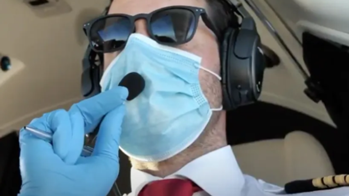 Is it right for a client to demand the crew flying them are vaccinated?