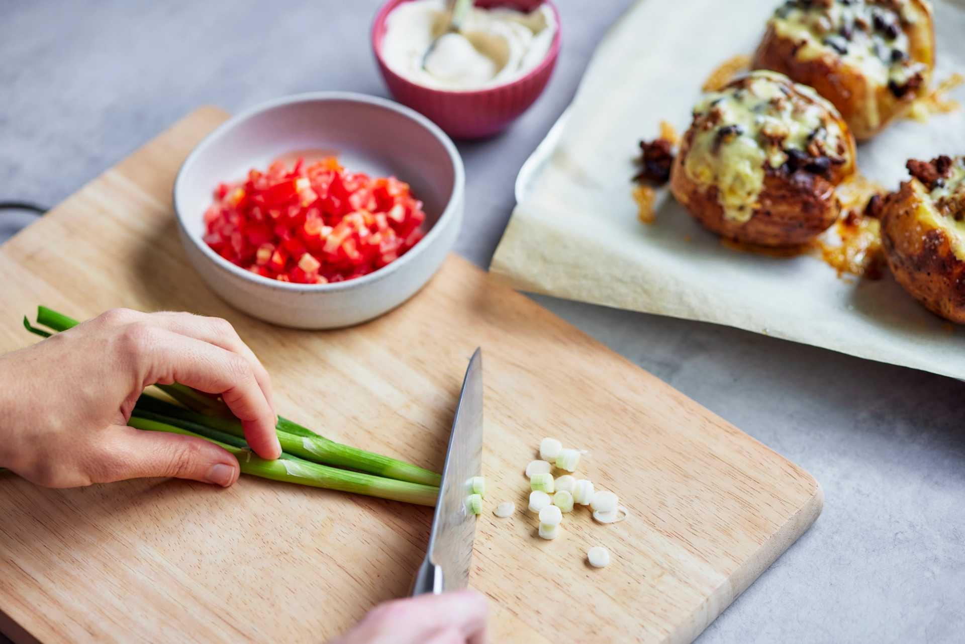 TexMex Beef Mince Jacket Potatoes